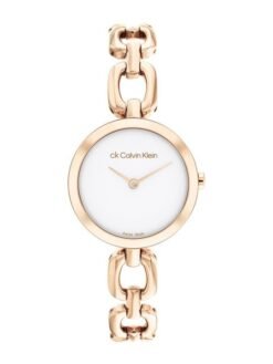 Calvin Klein Women Swiss Jewelry Link Analogue Watch (GOLD)