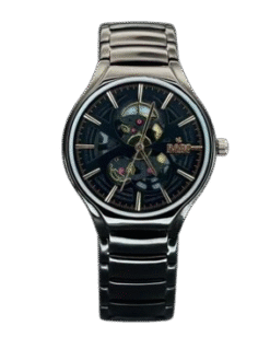 RADO TRUE ROUND AUTOMATIC OPEN HEART – FULL BLACK